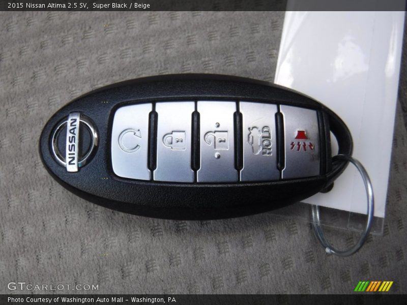 Super Black / Beige 2015 Nissan Altima 2.5 SV