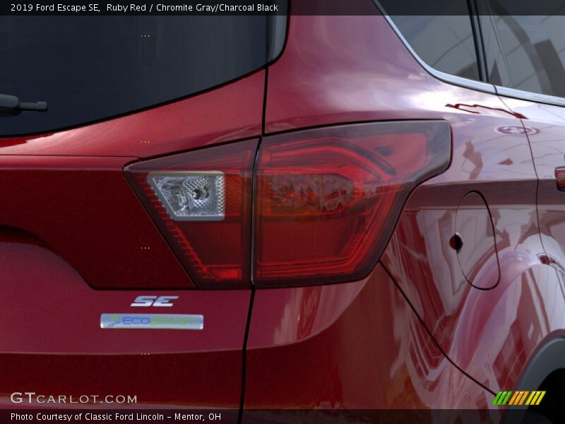 Ruby Red / Chromite Gray/Charcoal Black 2019 Ford Escape SE