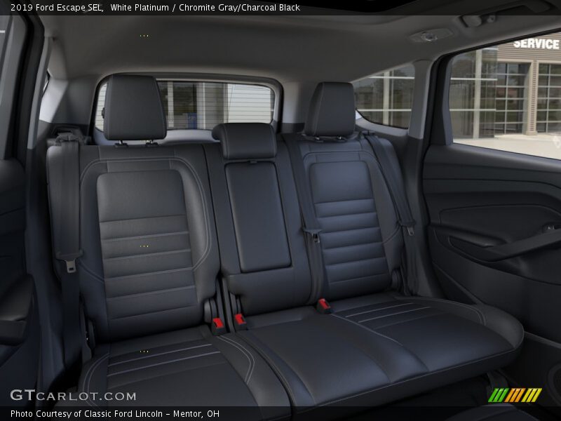 White Platinum / Chromite Gray/Charcoal Black 2019 Ford Escape SEL