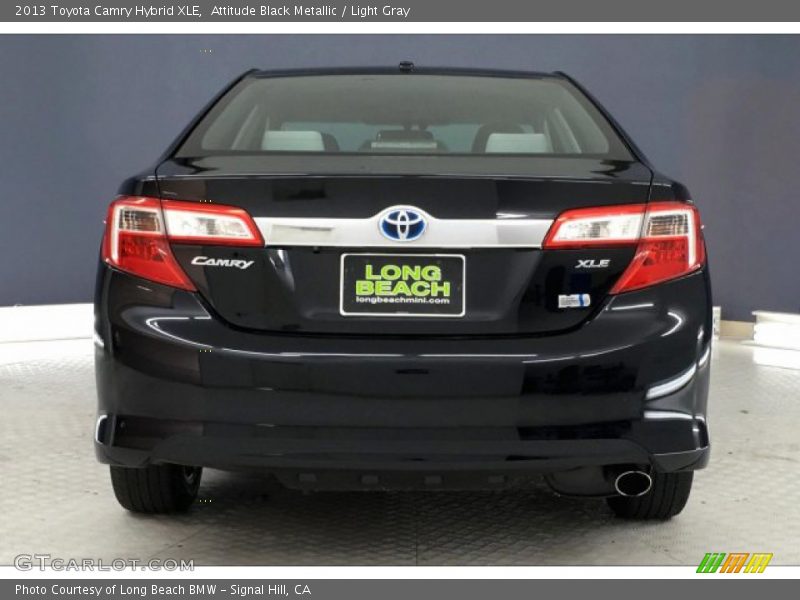 Attitude Black Metallic / Light Gray 2013 Toyota Camry Hybrid XLE