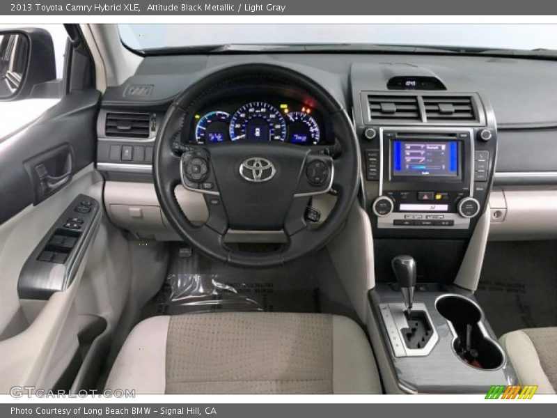 Attitude Black Metallic / Light Gray 2013 Toyota Camry Hybrid XLE