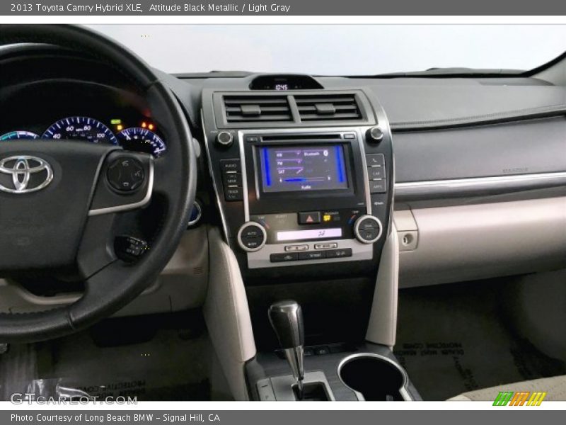 Attitude Black Metallic / Light Gray 2013 Toyota Camry Hybrid XLE