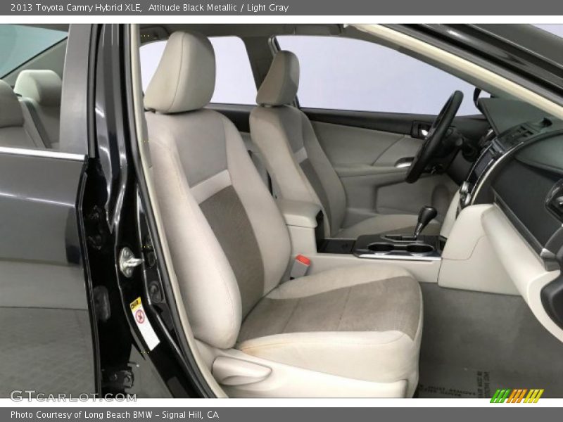 Attitude Black Metallic / Light Gray 2013 Toyota Camry Hybrid XLE