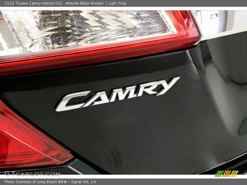 Attitude Black Metallic / Light Gray 2013 Toyota Camry Hybrid XLE