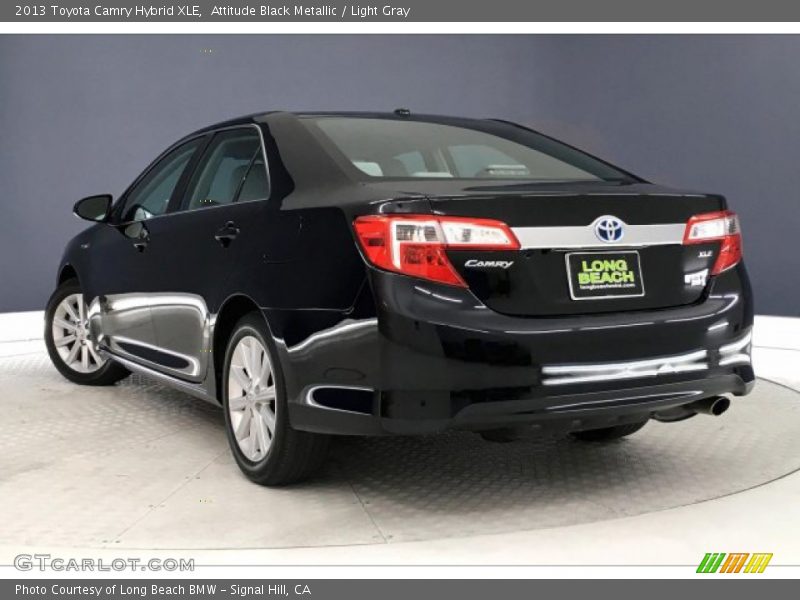 Attitude Black Metallic / Light Gray 2013 Toyota Camry Hybrid XLE