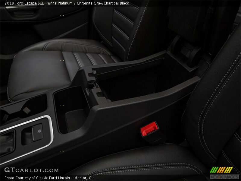 White Platinum / Chromite Gray/Charcoal Black 2019 Ford Escape SEL
