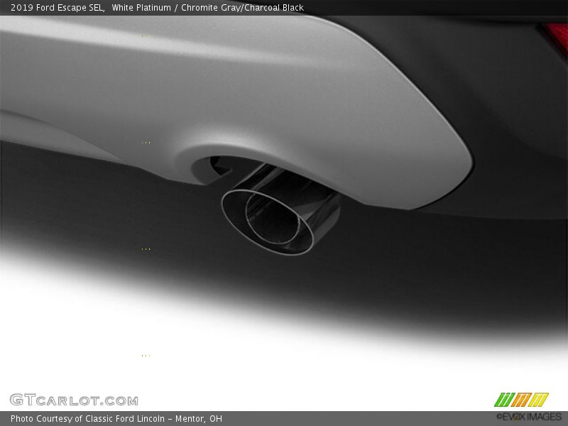 White Platinum / Chromite Gray/Charcoal Black 2019 Ford Escape SEL