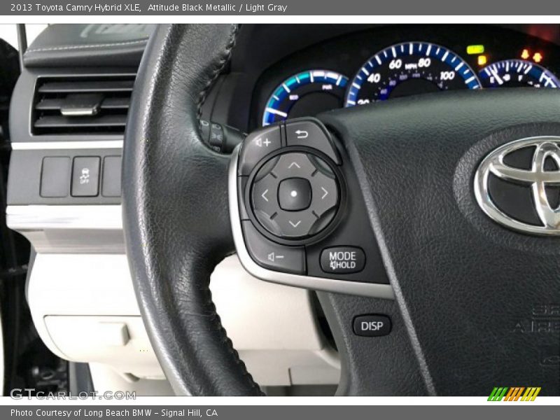 Attitude Black Metallic / Light Gray 2013 Toyota Camry Hybrid XLE
