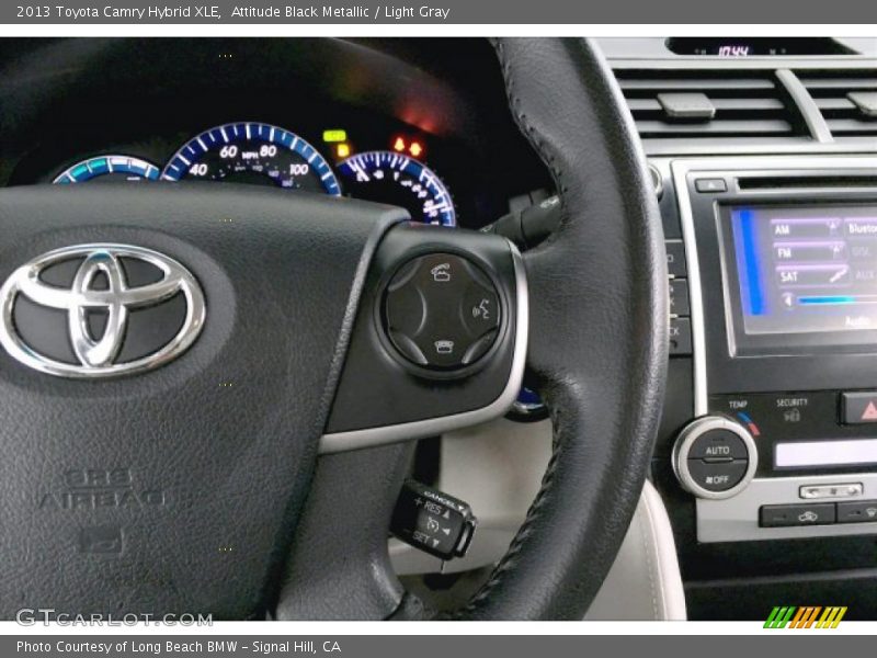 Attitude Black Metallic / Light Gray 2013 Toyota Camry Hybrid XLE