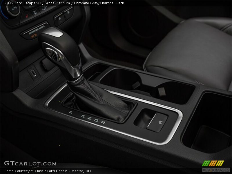 White Platinum / Chromite Gray/Charcoal Black 2019 Ford Escape SEL