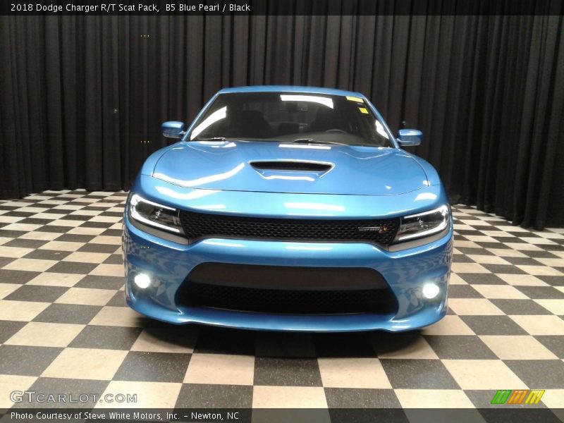 B5 Blue Pearl / Black 2018 Dodge Charger R/T Scat Pack