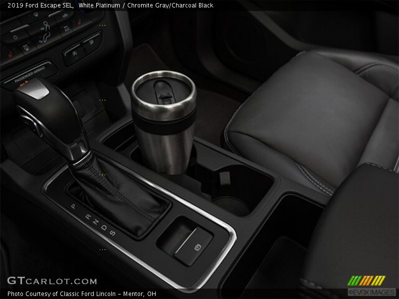 White Platinum / Chromite Gray/Charcoal Black 2019 Ford Escape SEL