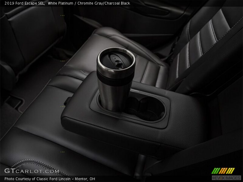 White Platinum / Chromite Gray/Charcoal Black 2019 Ford Escape SEL