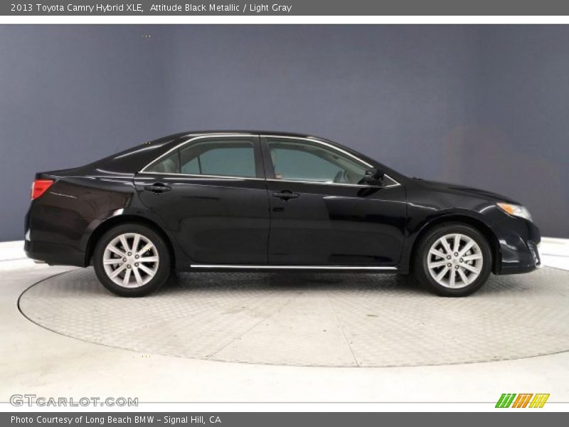 Attitude Black Metallic / Light Gray 2013 Toyota Camry Hybrid XLE