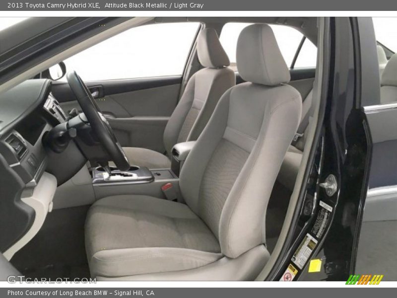 Attitude Black Metallic / Light Gray 2013 Toyota Camry Hybrid XLE
