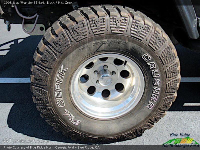 Black / Mist Grey 1998 Jeep Wrangler SE 4x4