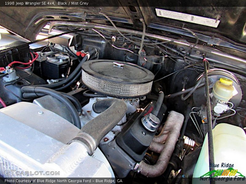 Black / Mist Grey 1998 Jeep Wrangler SE 4x4