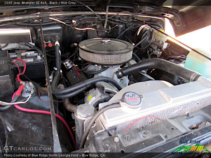 Black / Mist Grey 1998 Jeep Wrangler SE 4x4