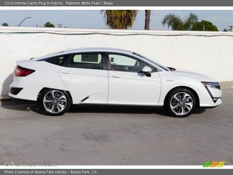 Platinum White Pearl / Beige 2019 Honda Clarity Plug In Hybrid