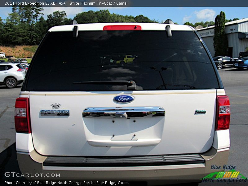 White Platinum Tri-Coat / Camel 2011 Ford Expedition EL XLT 4x4