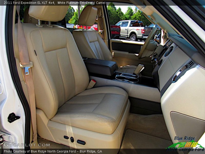 White Platinum Tri-Coat / Camel 2011 Ford Expedition EL XLT 4x4