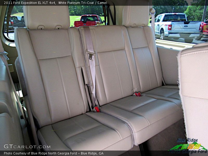 White Platinum Tri-Coat / Camel 2011 Ford Expedition EL XLT 4x4