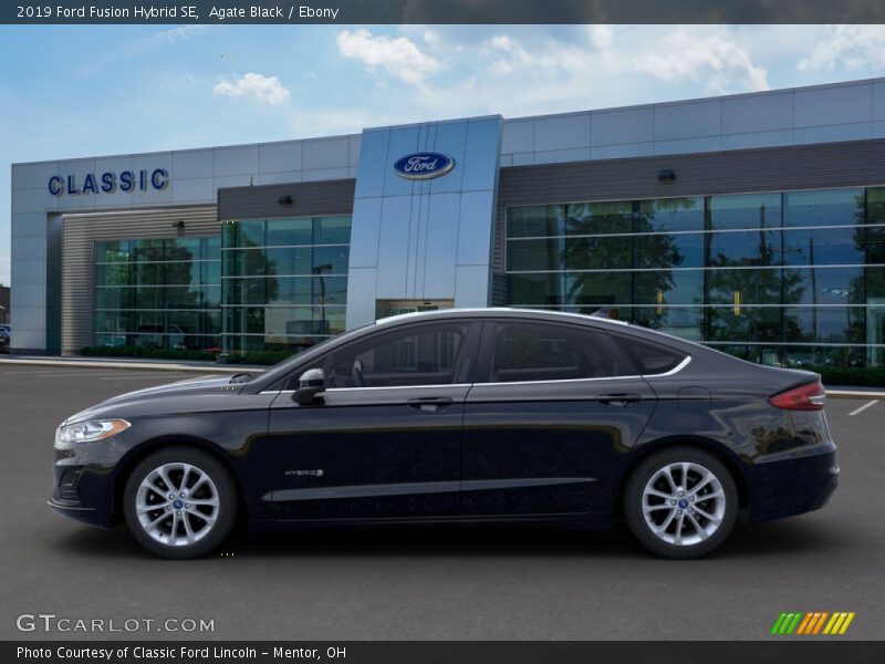 Agate Black / Ebony 2019 Ford Fusion Hybrid SE