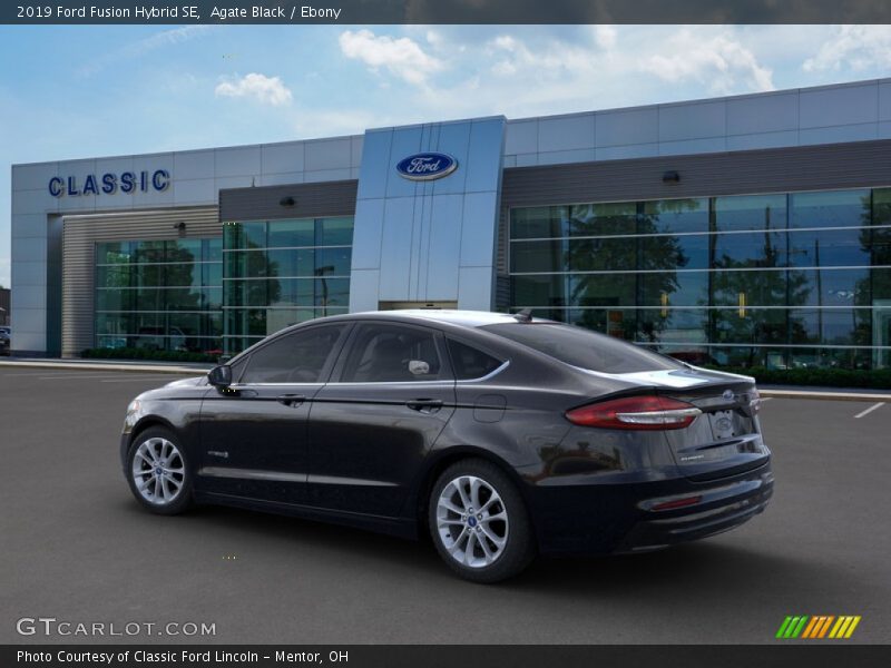 Agate Black / Ebony 2019 Ford Fusion Hybrid SE