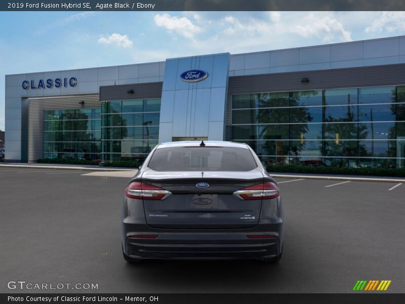 Agate Black / Ebony 2019 Ford Fusion Hybrid SE