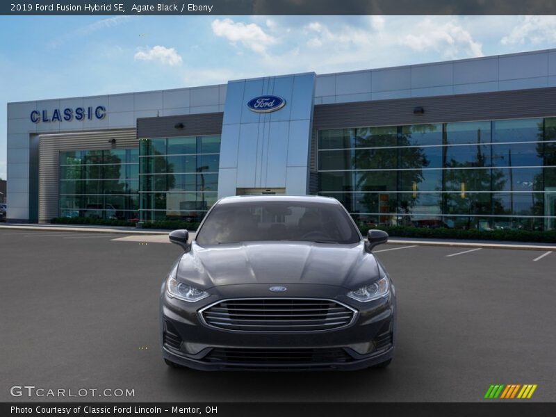 Agate Black / Ebony 2019 Ford Fusion Hybrid SE