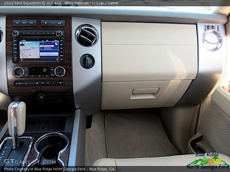 White Platinum Tri-Coat / Camel 2011 Ford Expedition EL XLT 4x4