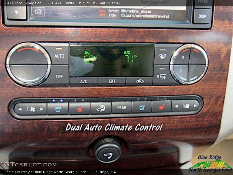 White Platinum Tri-Coat / Camel 2011 Ford Expedition EL XLT 4x4
