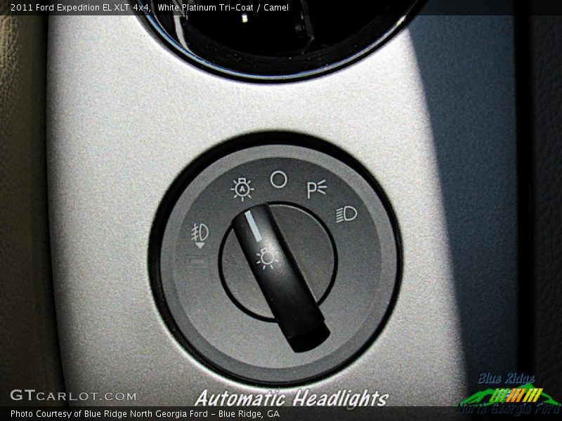 White Platinum Tri-Coat / Camel 2011 Ford Expedition EL XLT 4x4