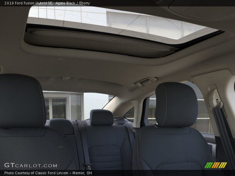 Agate Black / Ebony 2019 Ford Fusion Hybrid SE