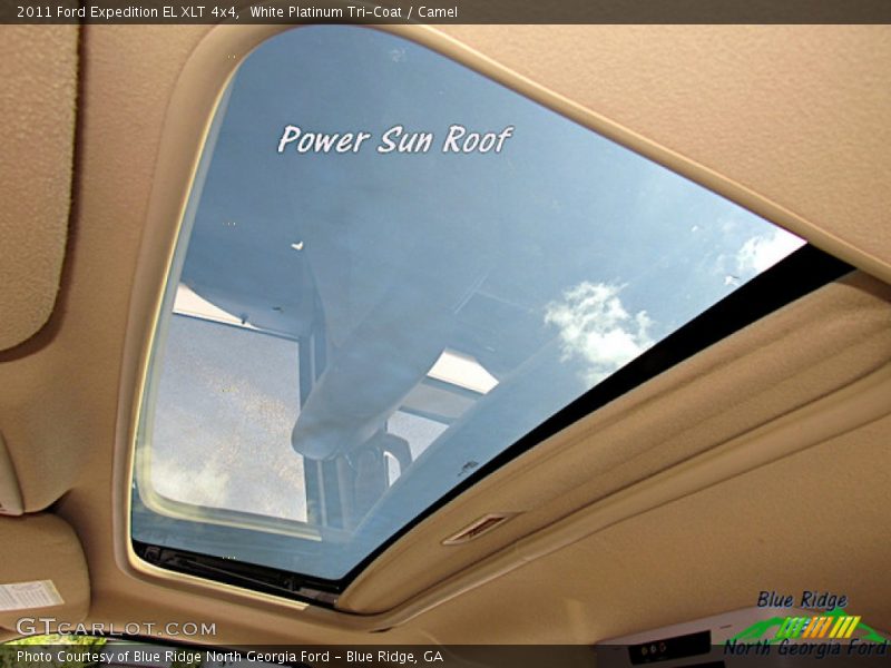 White Platinum Tri-Coat / Camel 2011 Ford Expedition EL XLT 4x4