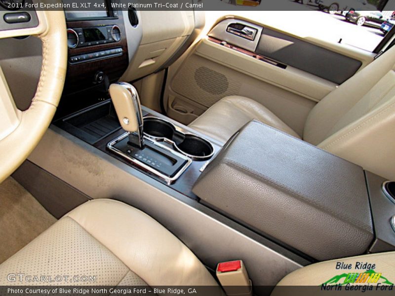 White Platinum Tri-Coat / Camel 2011 Ford Expedition EL XLT 4x4