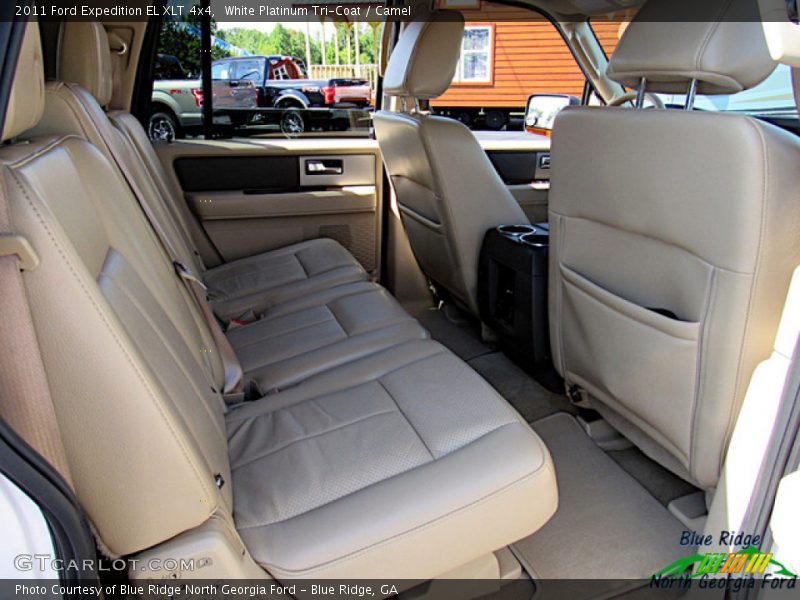 White Platinum Tri-Coat / Camel 2011 Ford Expedition EL XLT 4x4