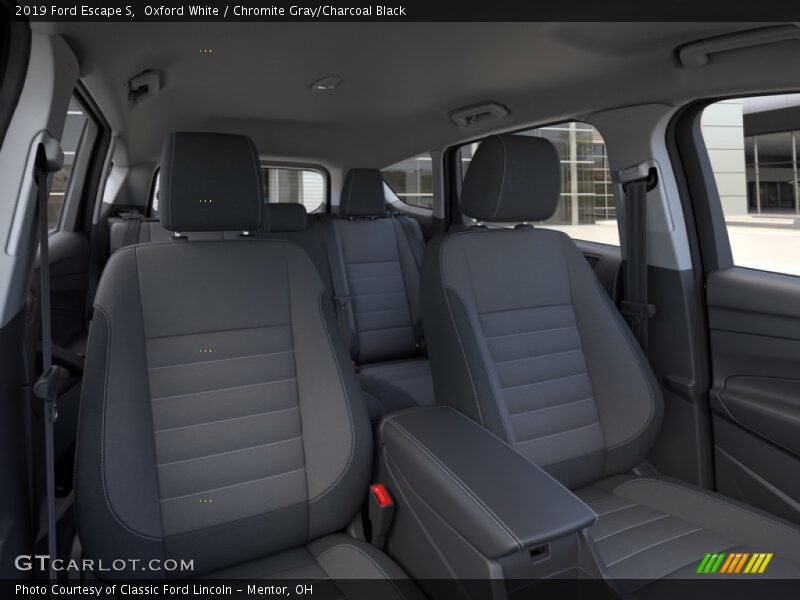 Oxford White / Chromite Gray/Charcoal Black 2019 Ford Escape S