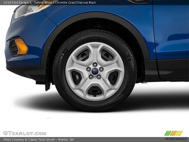 Oxford White / Chromite Gray/Charcoal Black 2019 Ford Escape S