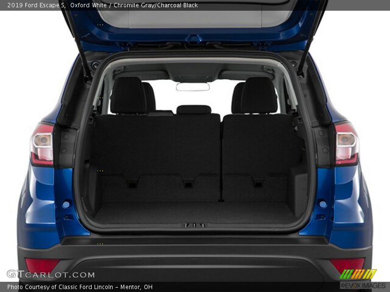 Oxford White / Chromite Gray/Charcoal Black 2019 Ford Escape S