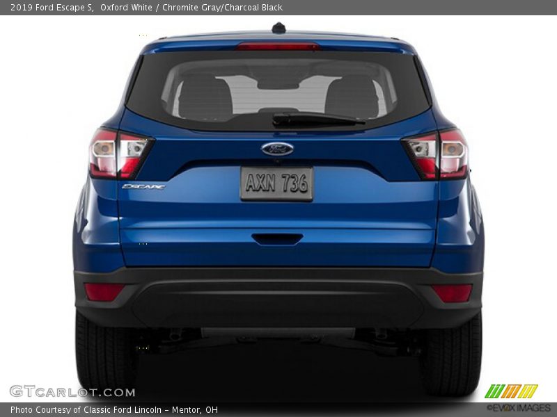 Oxford White / Chromite Gray/Charcoal Black 2019 Ford Escape S