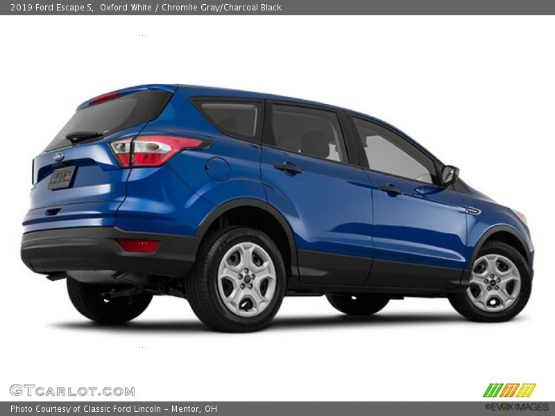 Oxford White / Chromite Gray/Charcoal Black 2019 Ford Escape S