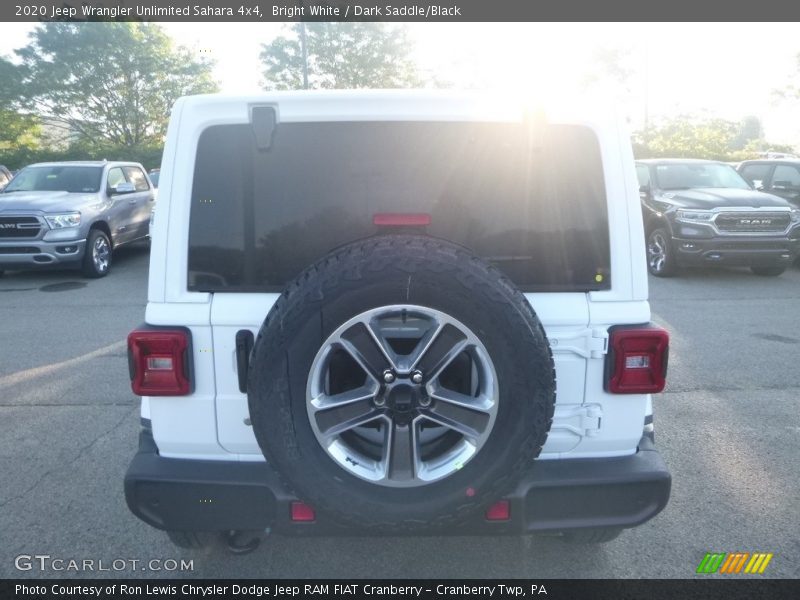 Bright White / Dark Saddle/Black 2020 Jeep Wrangler Unlimited Sahara 4x4