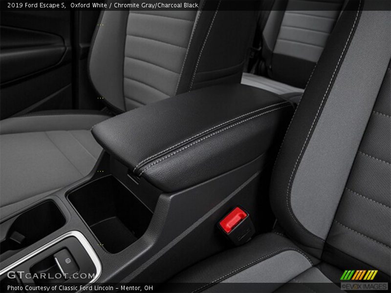 Oxford White / Chromite Gray/Charcoal Black 2019 Ford Escape S