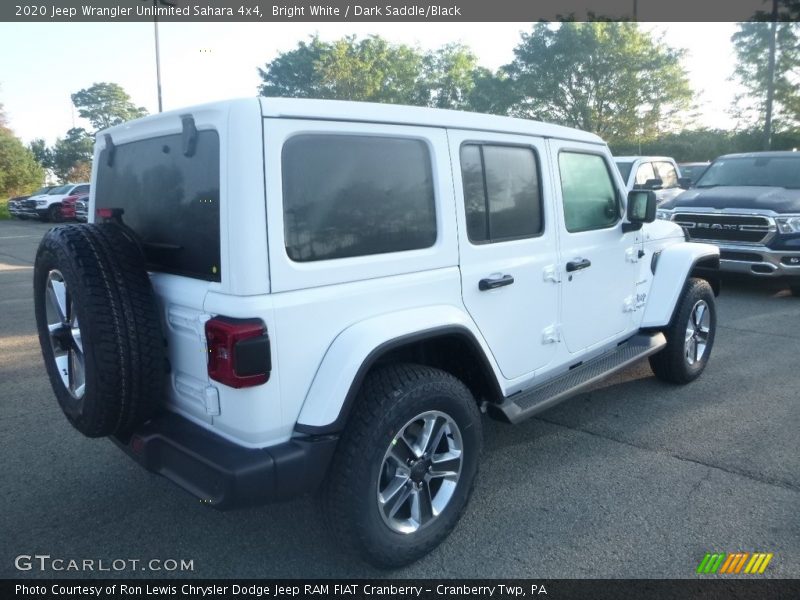 Bright White / Dark Saddle/Black 2020 Jeep Wrangler Unlimited Sahara 4x4