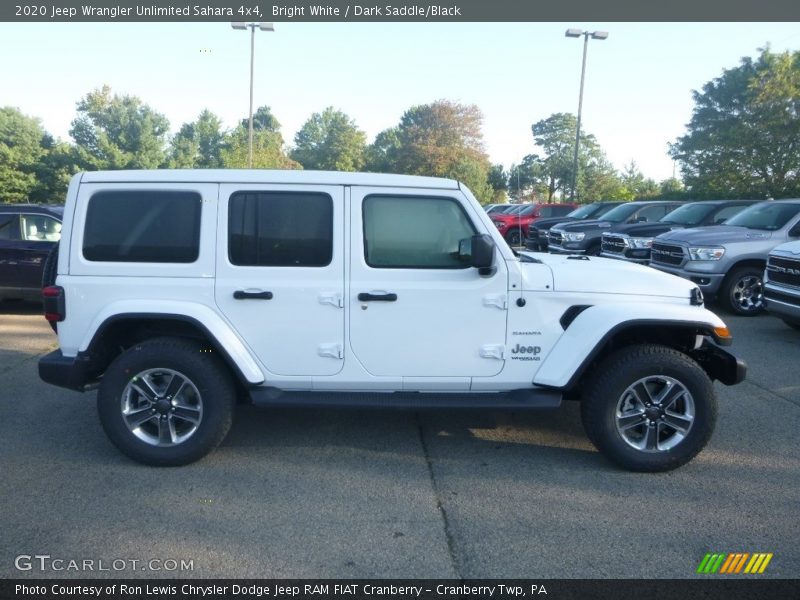 Bright White / Dark Saddle/Black 2020 Jeep Wrangler Unlimited Sahara 4x4
