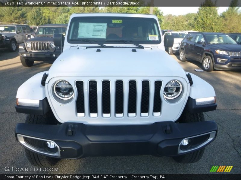 Bright White / Dark Saddle/Black 2020 Jeep Wrangler Unlimited Sahara 4x4