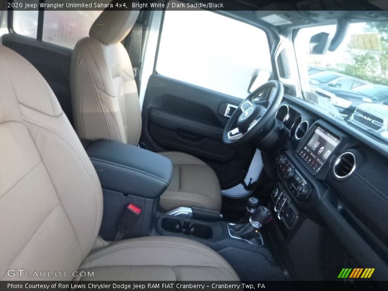 Bright White / Dark Saddle/Black 2020 Jeep Wrangler Unlimited Sahara 4x4
