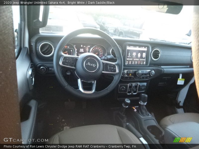 Bright White / Dark Saddle/Black 2020 Jeep Wrangler Unlimited Sahara 4x4