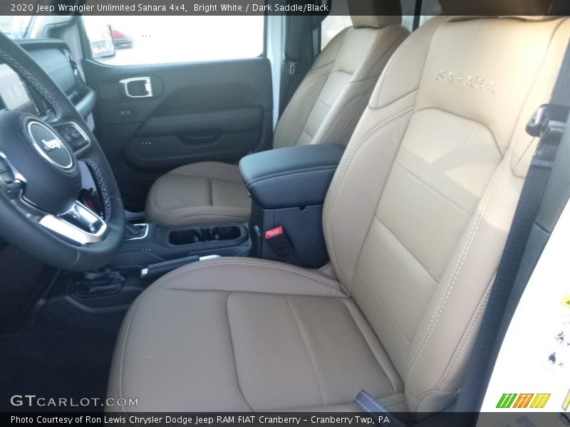 Bright White / Dark Saddle/Black 2020 Jeep Wrangler Unlimited Sahara 4x4
